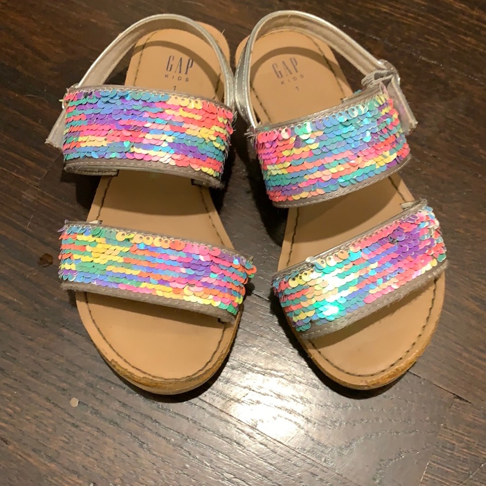 GUC GAP girls sequins sandals